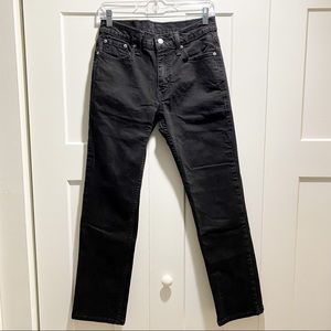 Levi’s 514 Slim Straight Leg Black Jeans sz 29